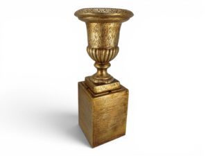 COLUNA C/FURO PLASTICO COR:OURO VELHO