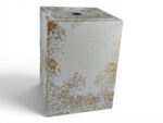 COLUNA C/FURO PLASTICO COR:BRANCO/OURO
