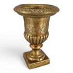 COLUNA C/FURO PLASTICO COR:OURO VELHO