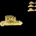 ACRILICO FELIZ ANIVERSARIO PACK/6
