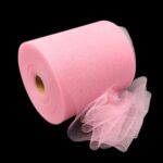 ROLO TULE 12,5CMX100MT COR:ROSA