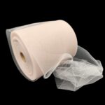 ROLO TULE 12,5CMX100MT COR:BEGE