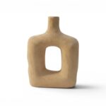 JARRA TERRACOTA MODERNO C/FURO COR:BEGE