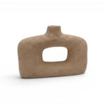 JARRA TERRACOTA MODERNO C/FURO COR:BEGE