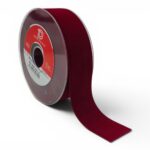 FITA VELUDO 4CMX15MTS COR:BORDO