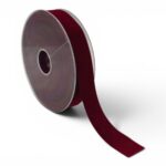 FITA VELUDO 2.5CMX15MTS COR:BORDO