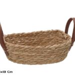CESTA FIBRA NATURAL C/ALÇAS