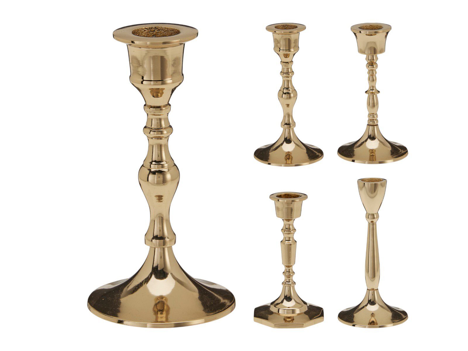 A98200030_COMPOSITION_001_ CANDELABRO ALUMINIO COR:OURO - Image 1