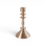 PORTAVELA ALUMINIO 15CM COR:OURO