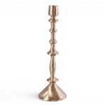 PORTAVELA ALUMINIO 25CM COR:OURO