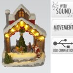 FIGURA CASA RESINA CENARIA NATAL