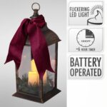LANTERNA PLASTICO LAÇO C/3 VELAS COR:OURO