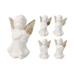 ANJO PORCELANA COR:BRANCO/OURO