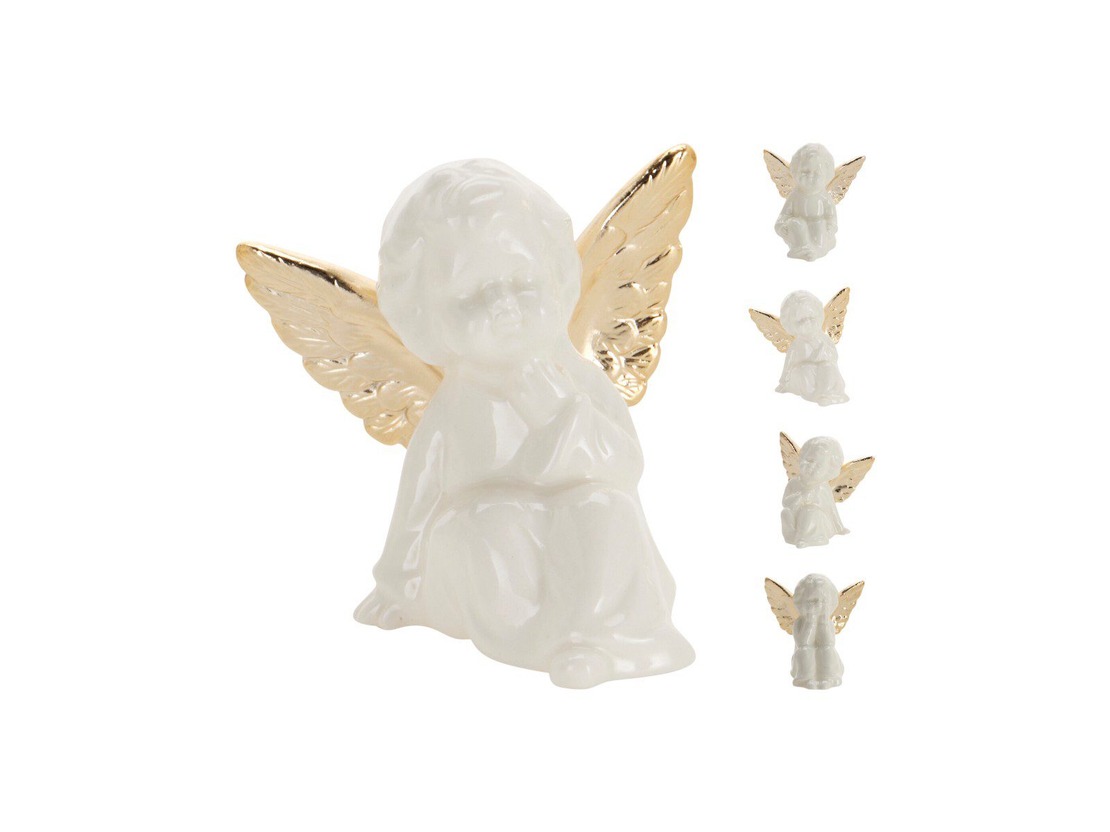 ASL000130_COMPOSITION_001_ ANJO PORCELANA COR:BRANCO/OURO - Image 1