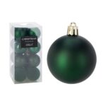 CX. C/16 BOLAS NATAL 5CM COR:VERDE