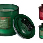 VELA AROMATICA C/FRASCO E TAMPA VIDRO
