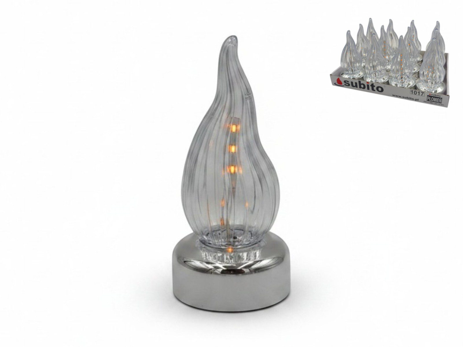 04.000805 CANDEEIRO LED COR:PRATA - Image 1