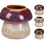 CACHEPOT CERAMICA COGUMELO SORTIDOS