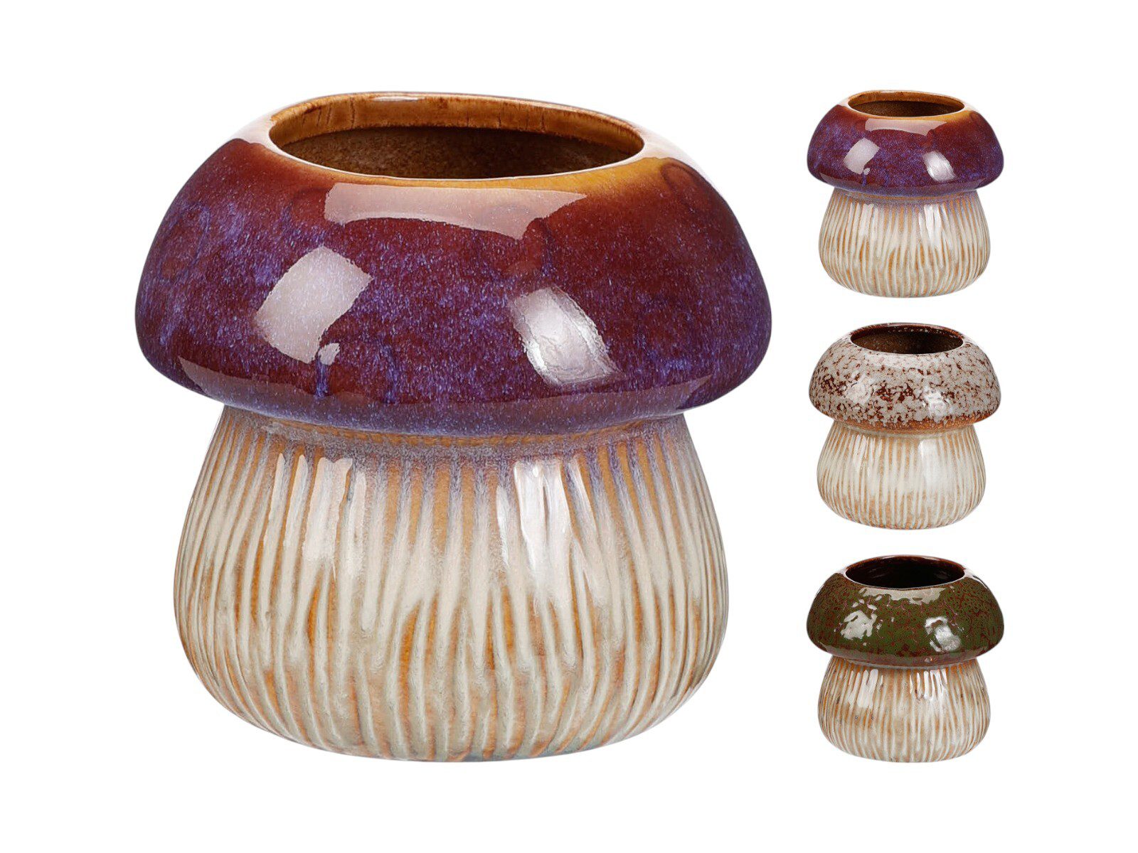 095250720_COMPOSITION_001_ CACHEPOT CERAMICA COGUMELO SORTIDOS - Image 1