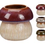 CACHEPOT CERAMICA COGUMELO SORTIDOS