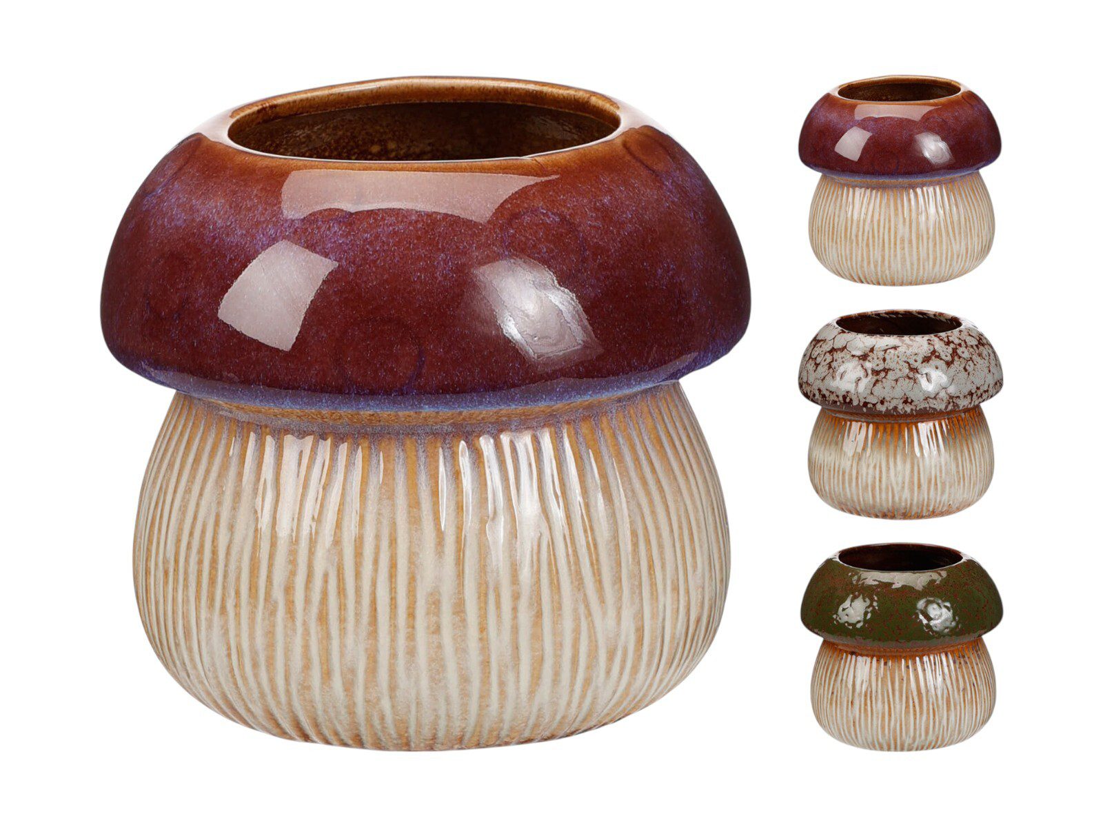 095250730_COMPOSITION_001_ CACHEPOT CERAMICA COGUMELO SORTIDOS - Image 1