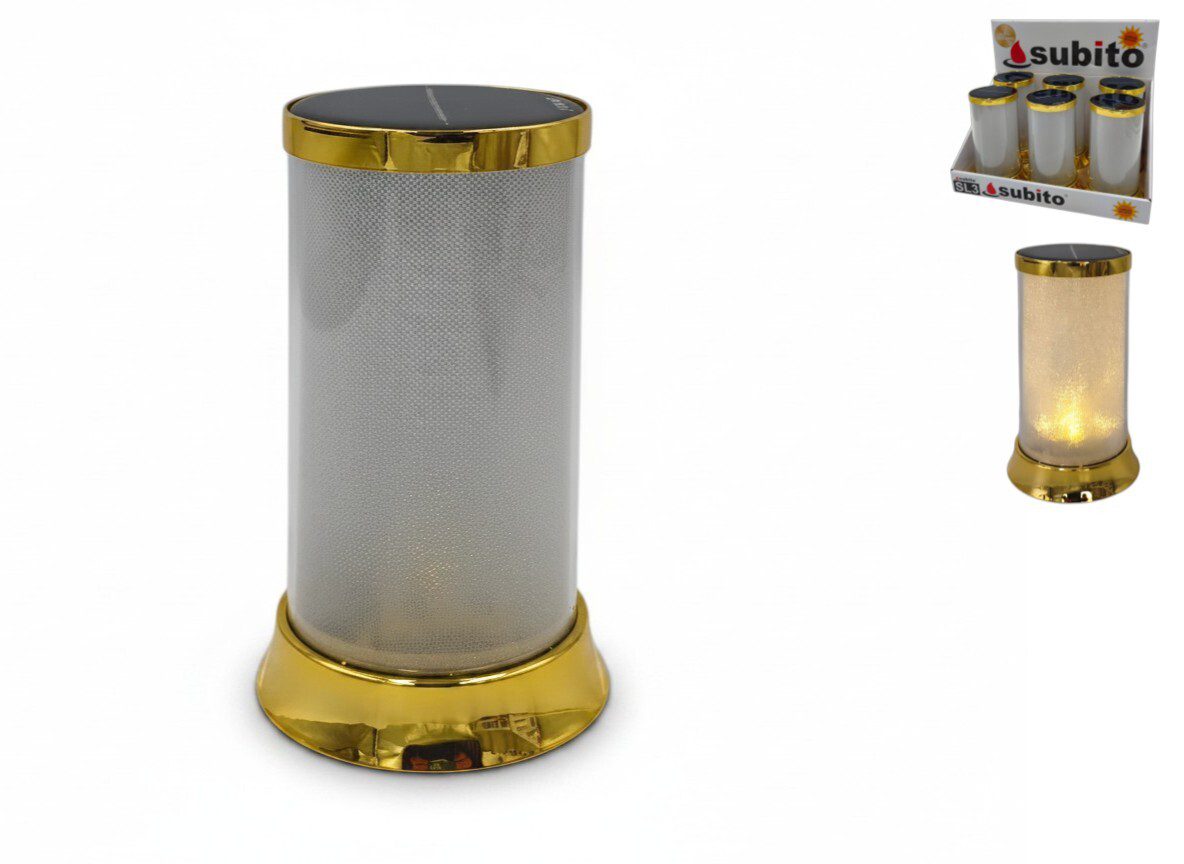 133.000021 CANDEEIRO SOLAR COR:OURO - Image 1