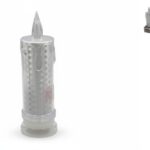 CANDEEIRO ELETRONICO LED C/PILHAS LUZ QUENTE