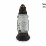 V571BT CANDEEIRO DE VIDRO CX. C/8 COR:BRONZE