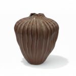 CERAMICA- JARRA SERAFIN COR:CASTANHO