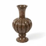 CERAMICA- JARRA TROMP "L" COR:CASTANHO