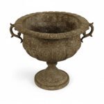 TAÇA METAL RUSTICA C/PE