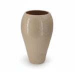 CERAMICA- JARRAO MANGA AREADO PEQ. COR:BEGE