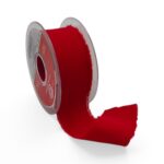FITA C/BORDA DESFIADA 4CMX15MT COR:VERMELHO