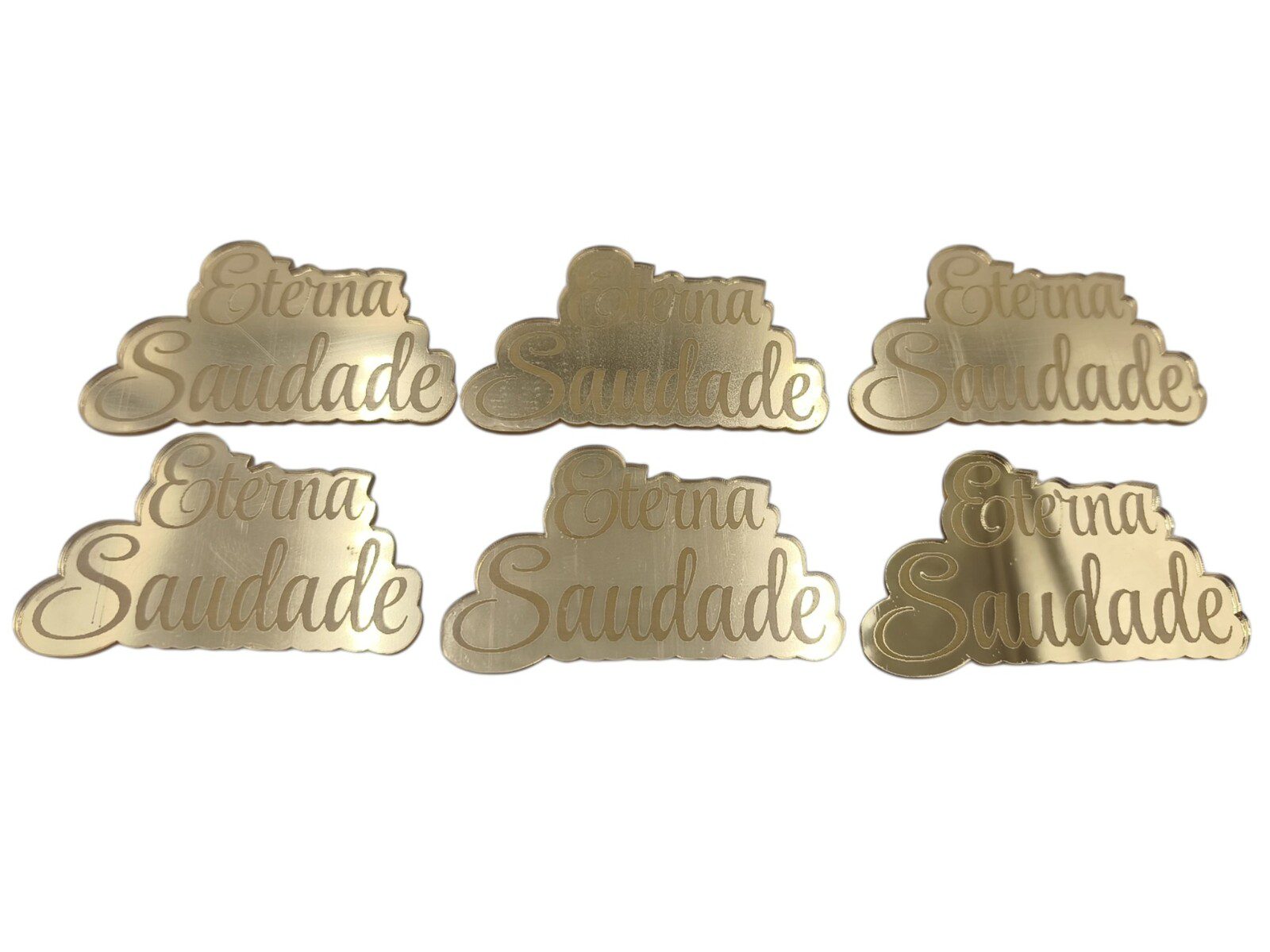 130.000077 ACRILICO PACK/6 ETERNA SAUDADE 9CM - Image 1