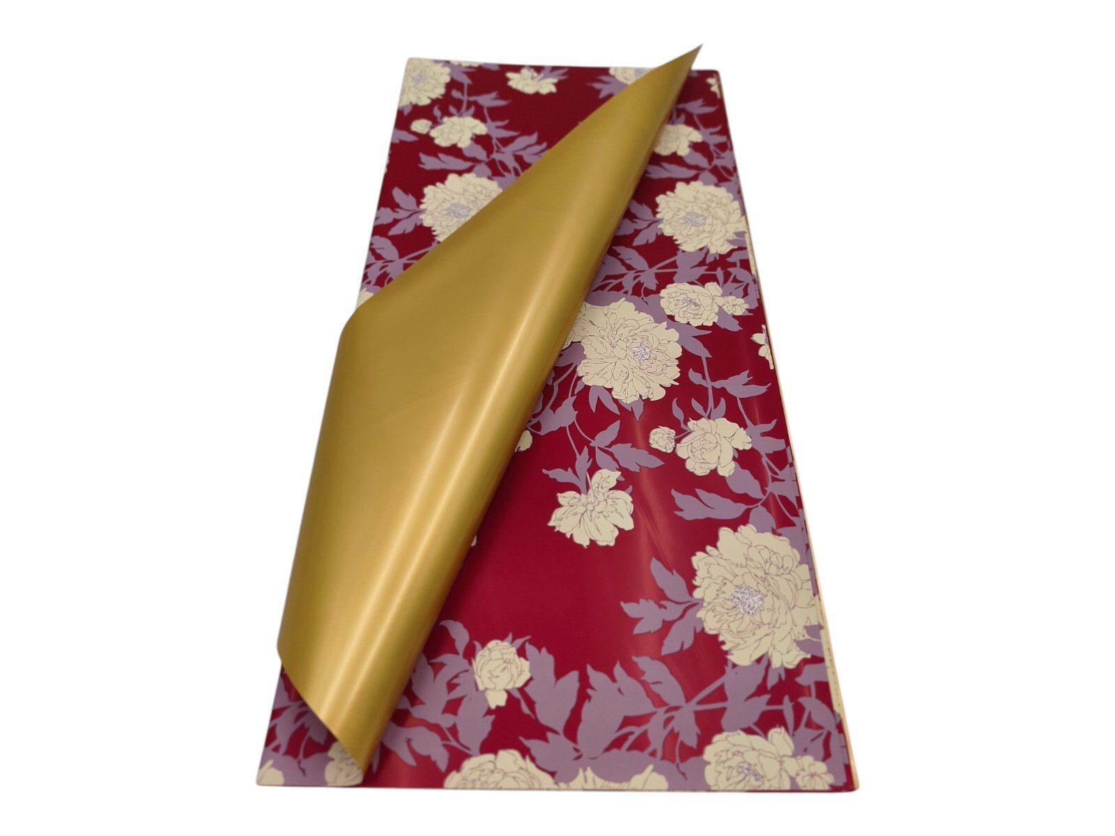 136.000091 FOLHA CELOFANE 20UNID PEONIA COR:BORDO - Image 1