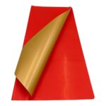 FOLHA CELOFANE 20UNID BICOLOR COR:VERMELHO/OURO
