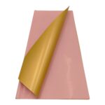 FOLHA CELOFANE 20UNID BICOLOR COR:ROSA/OURO