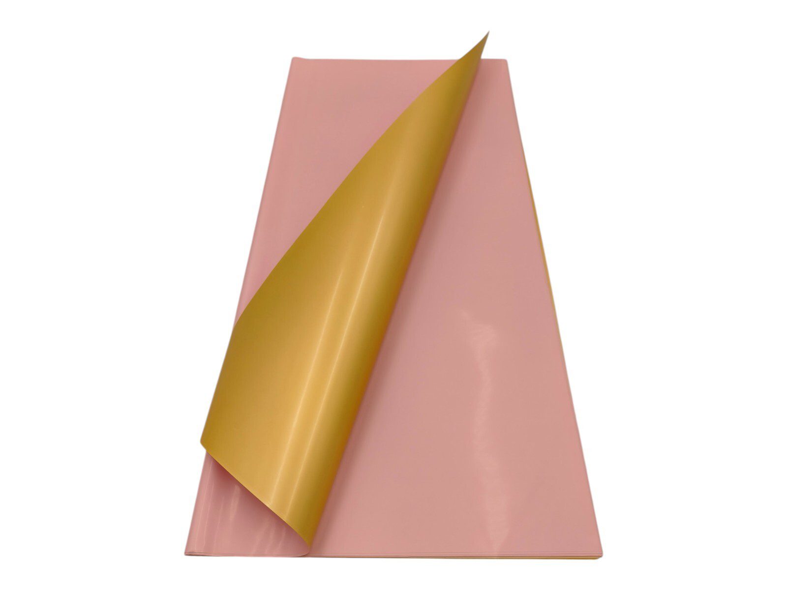 5600723281127 FOLHA CELOFANE 20UNID BICOLOR COR:ROSA/OURO - Image 1
