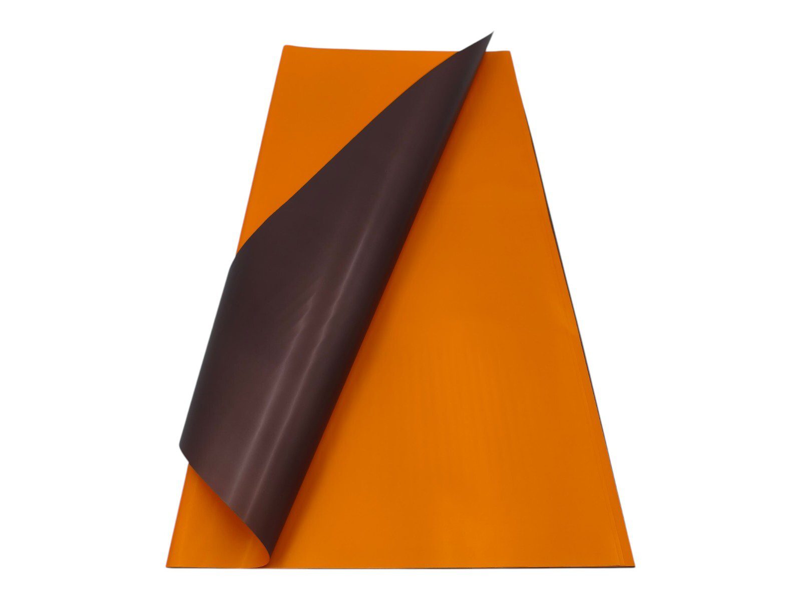 5600768481582 FOLHA CELOFANE 20UNID BICOLOR COR:LARANJA/CASTANHO - Image 1