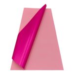 FOLHA CELOFANE 20UNID BICOLOR COR:ROSA/FUCSIA