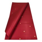 FOLHA CELOFANE 20UNID CORAÇOES COR:BORDO