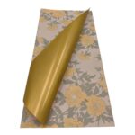 FOLHA CELOFANE 20UNID PEONIA COR:BEGE