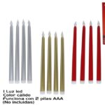 CONJ.4 VELAS LED