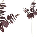 ARTIFICIAL- PE DE EUCALIPTO 58FOLHAS COR:BORDO