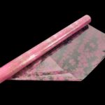 CELOFANE TRANSPARENTE 70CM X 50MT COR:ROSA