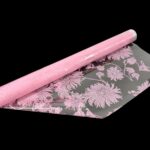 CELOFANE TRANSPARENTE 70CM X 50MT COR:ROSA