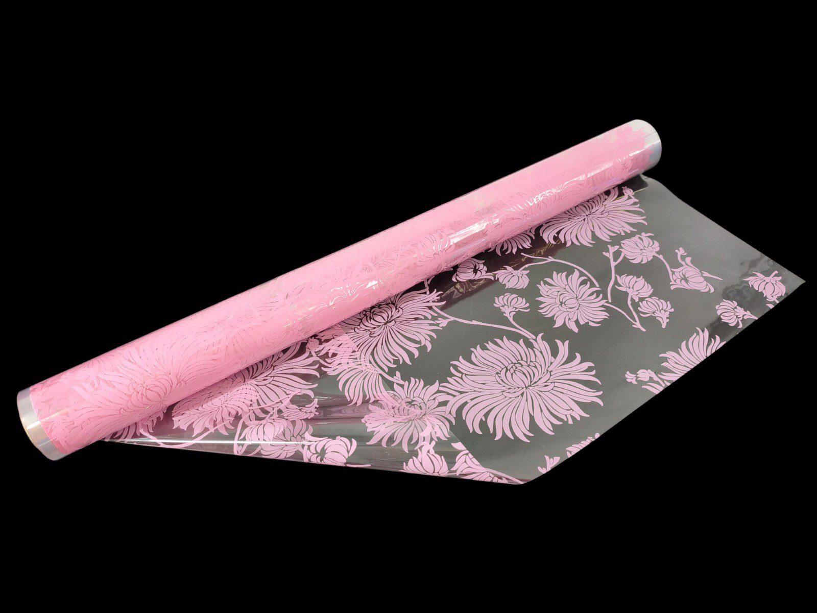 N0SU10 CELOFANE TRANSPARENTE 70CM X 50MT COR:ROSA - Image 1