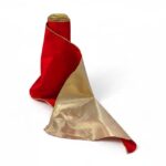 ROLO VELUDO C/ARAME 30CMX5MT COR:VERMELHO