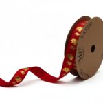 FITA GORGURAO NATAL 1.5CMX20MT COR:VERMELHO