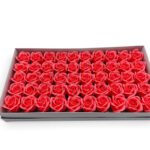 CAIXA C/50 ROSAS SABAO DIA. 5CM COR: